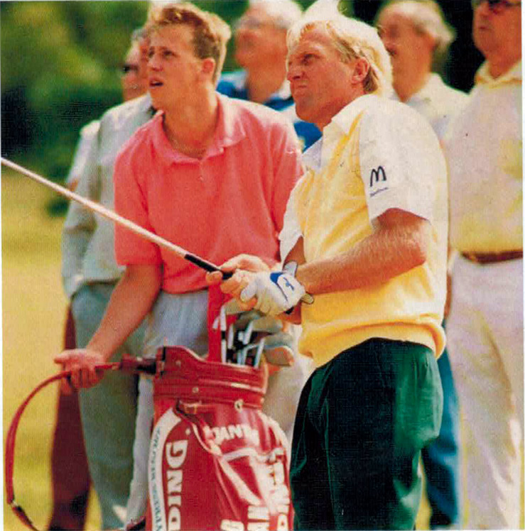 Olivier Chalon Caddie Greg Norman